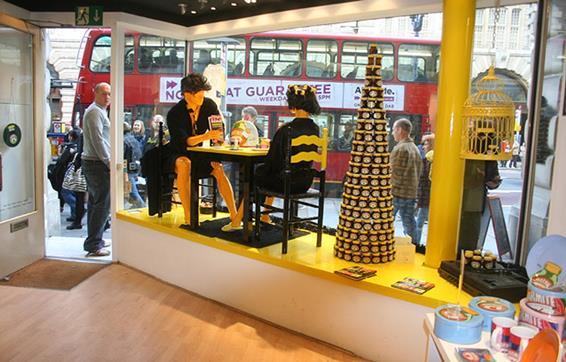 Marmite shop window